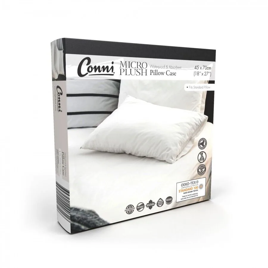 Conni Conni Micro-Plush Waterproof Pillow Protector – Bedroom & Comfort from Supply Ministry