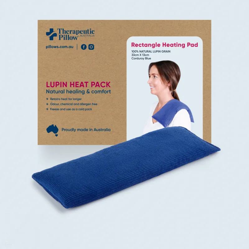 Therapeutic Pillow Natural Lupin Pack - Rectangle Heating Pad – Bedroom & Comfort from Supply Ministry