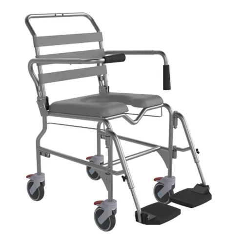 Aspire Aspire Attendant Propelled Commode - Swing Away Footrests – Bathroom & Toileting from Supply Ministry