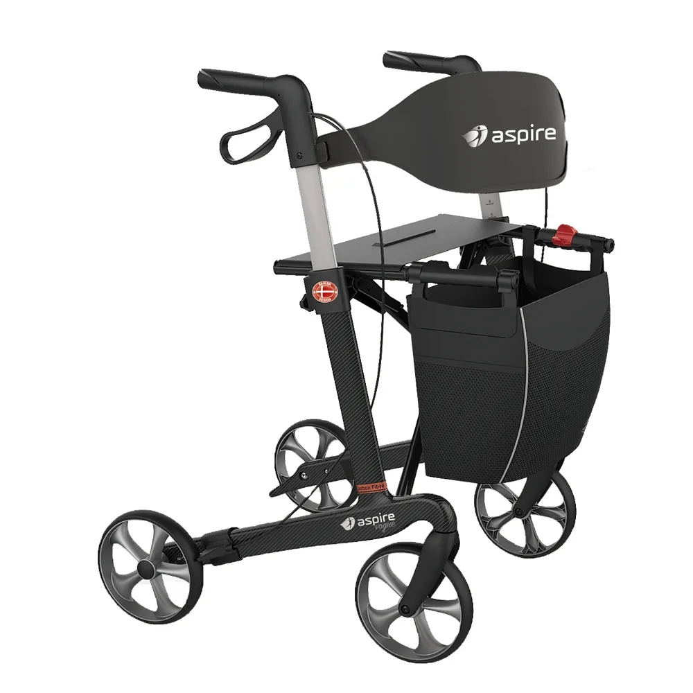Aspire ASPIRE Vogue Carbon Fibre - Black Walker – Mobility from Supply Ministry