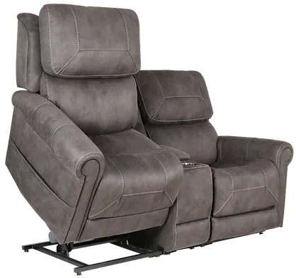 Theorem Kennington Twin Seat Sofa - Dual Motor Stonewash – Seating & Chairs from Supply Ministry