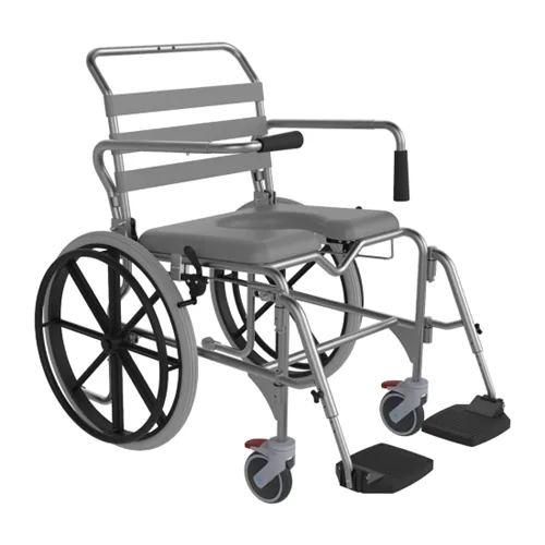 Aspire Aspire Self Propelled Commode - Swing Away Footrests – Bathroom & Toileting from Supply Ministry